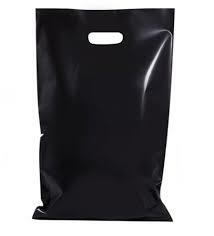 Black Carry Bag and Plastic Carry Bag.
