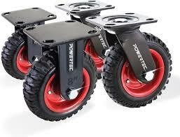 rubber wheel castor