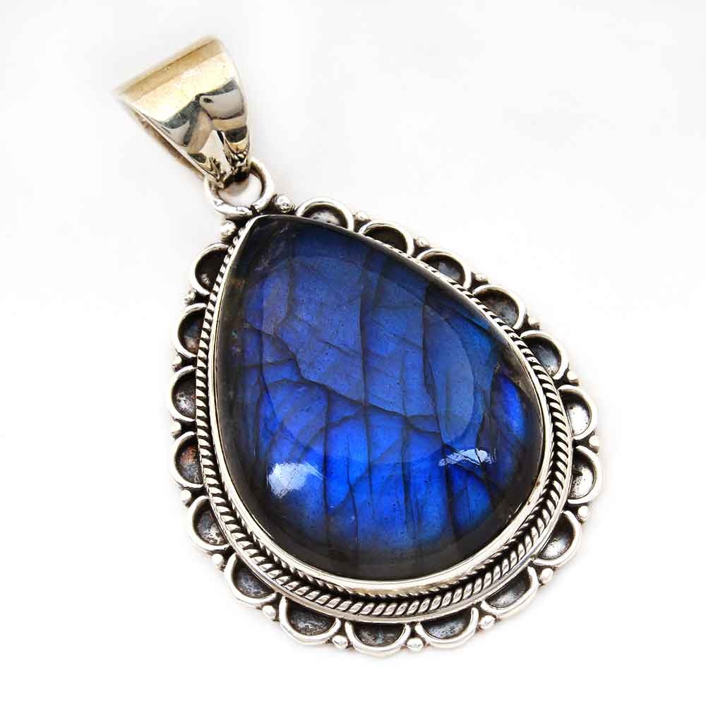 Gemstone Silver Pendant