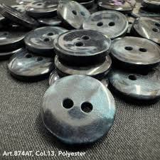 Polyester buttons