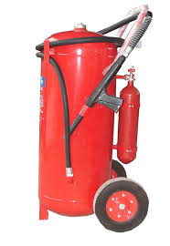Wheeled fire extinguishers