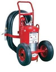 Wheeled fire extinguishers