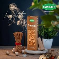 Sacred Sandalwood Bambooless Incense Sticks