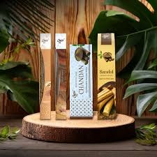 Sacred Sandalwood Bambooless Incense Sticks