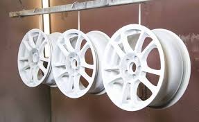 white powder coating