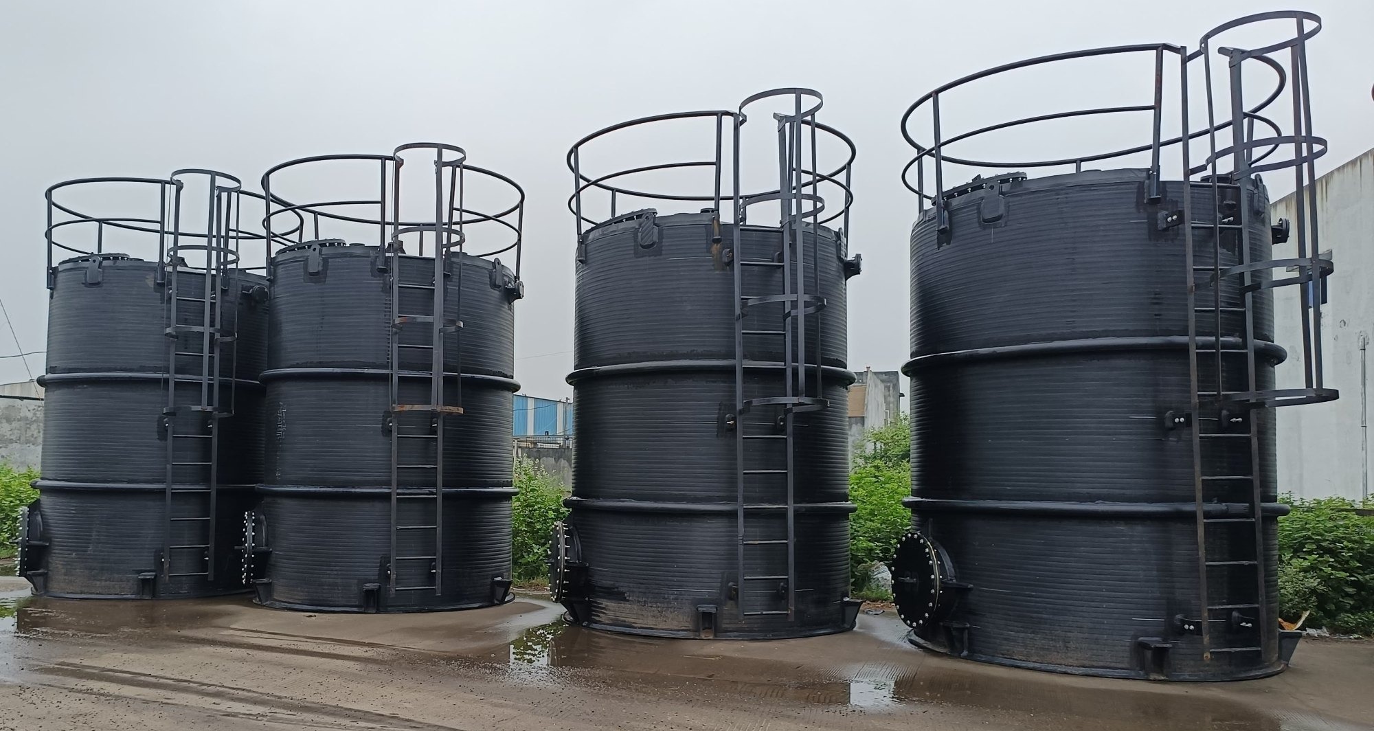 chemical storage tanks