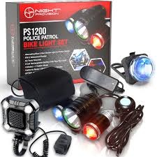 Police Bike Light Set