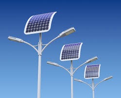 Solar CFL Street Light