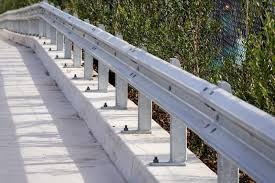 metal beam crash barrier
