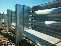 W Beam Crash Barrier