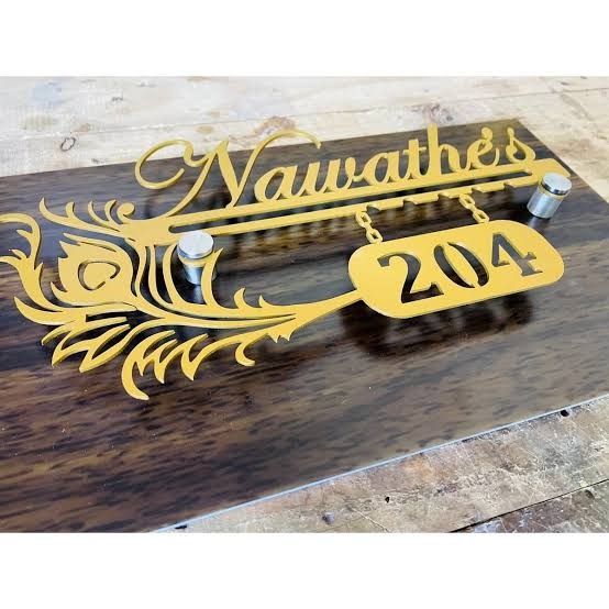 Metal Name Plate Board