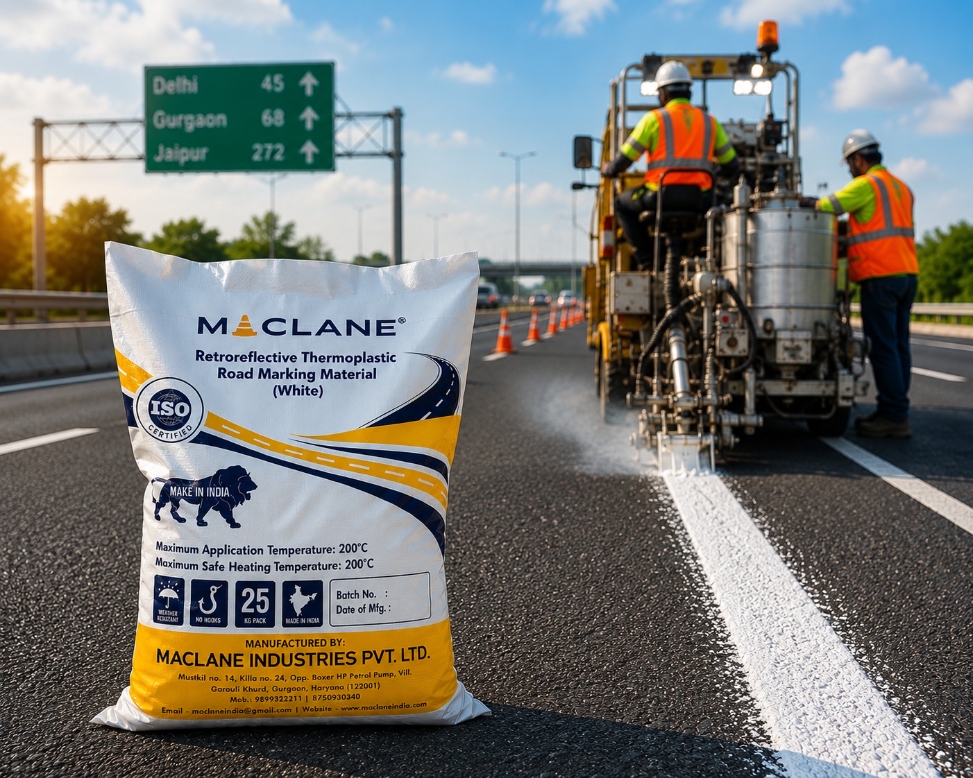 Thermoplastic Road Marking Paint