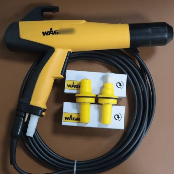 Powder coating gun