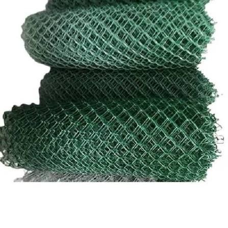 PVC Coated Chain Link Mesh Fence.