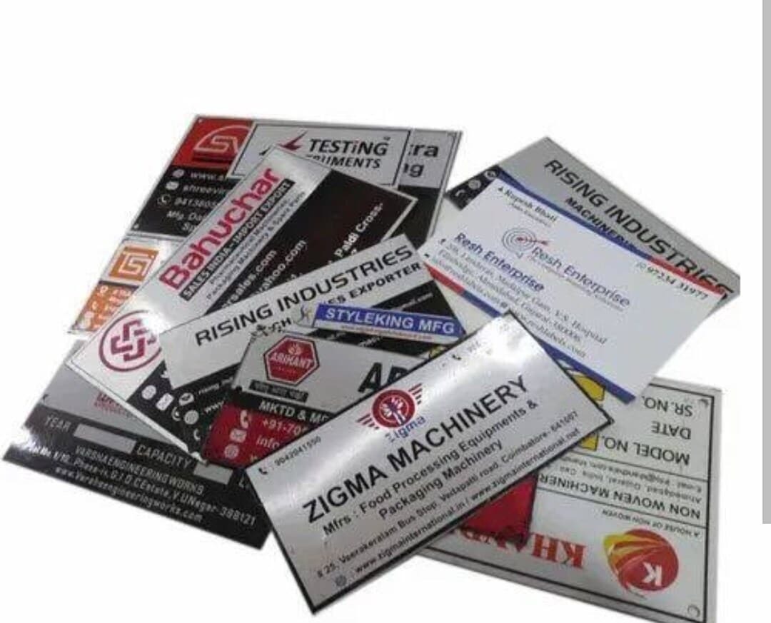 anodized labels.