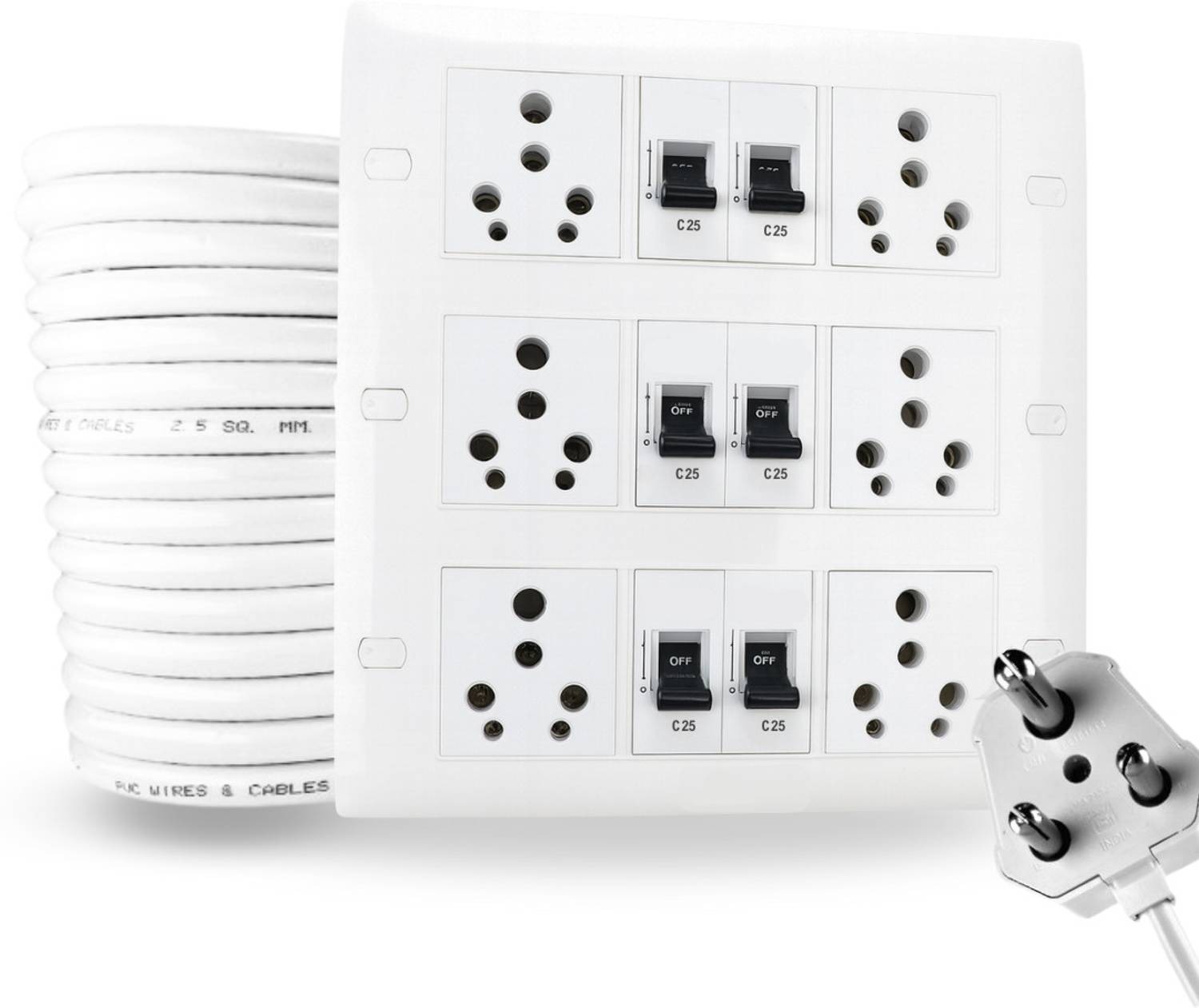 lectric Extension Sockets Board