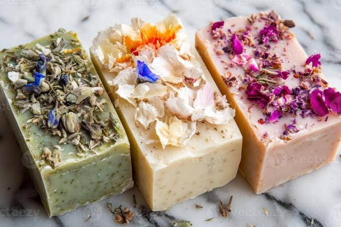Organic Herbal Handmade Bath Soaps