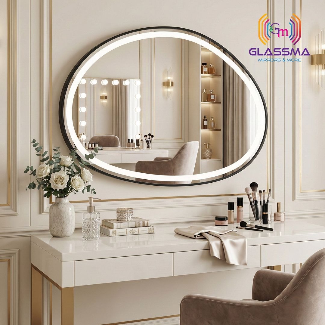 framed bathroom mirrors